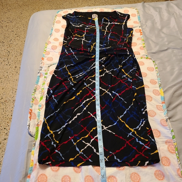 Anne Klein women's small  Faux-Wrap sleeveless knee length dress NWT - Picture 9 of 11